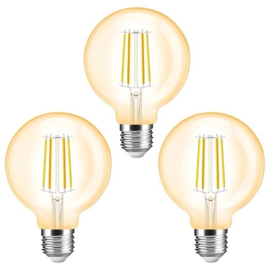 Zigbee LED Filamentlampe Dual White 7W E27 Fassung - Bersteinfarbend - Vorteilsset von 3