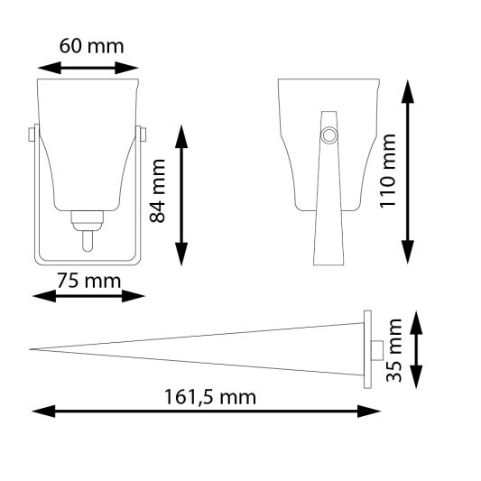 1-4 RGBWW WLAN LED Gartenstrahler Set 6 Watt mit Fernbedienung