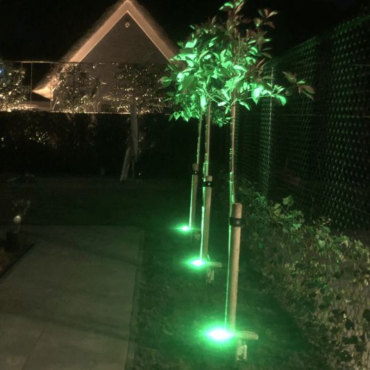 1-4 RGBWW WLAN LED Gartenstrahler Set 6 Watt mit Fernbedienung