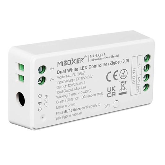 1 Meter komplettes Set Dual White LED Streifen mit Zigbee Steuerung