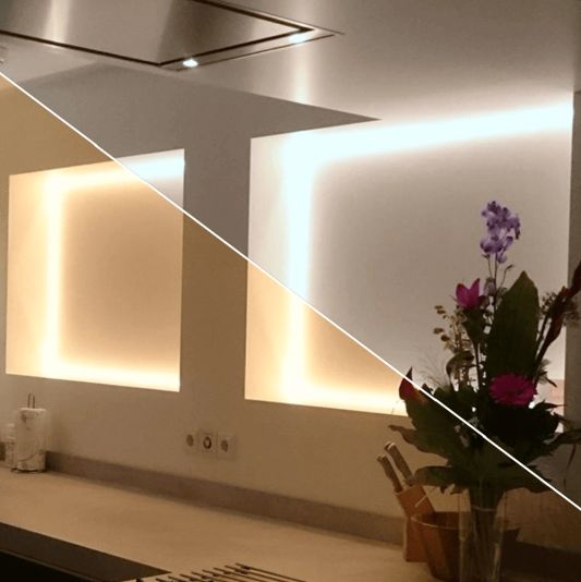 1 meter Dual White LED Streifen Basic mit 60 Led's - einzelne streifen