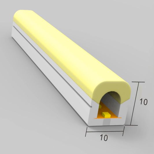 9 Meter LED Flex Warmweiß Midi Top View - komplettes Set Beleuchtung