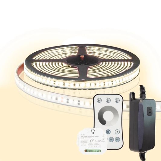 1 Meter LED Streifen Warmweiß BASIC | 230V