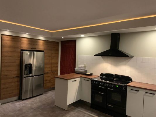 1 Meter Neon LED Flex Dual White Midi gerade - Einzelner Streifen