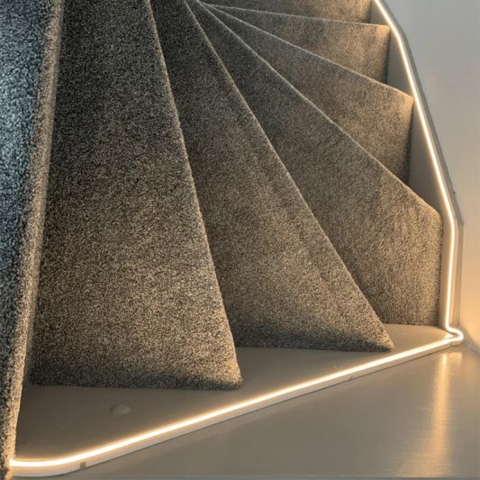 9 Meter Neon LED Flex Midi gerade Warmweiß - komplettes Set Neon Beleuchtung