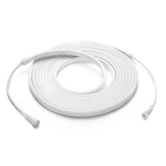 9 Meter Neon LED Flex Midi gerade Warmweiß - komplettes Set Neon Beleuchtung