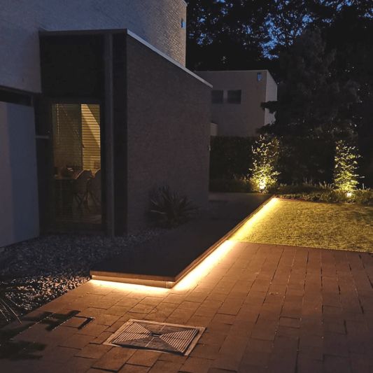 1 Meter Neon LED Flex Warmweiß Midi gerade - Einzelner Streifen