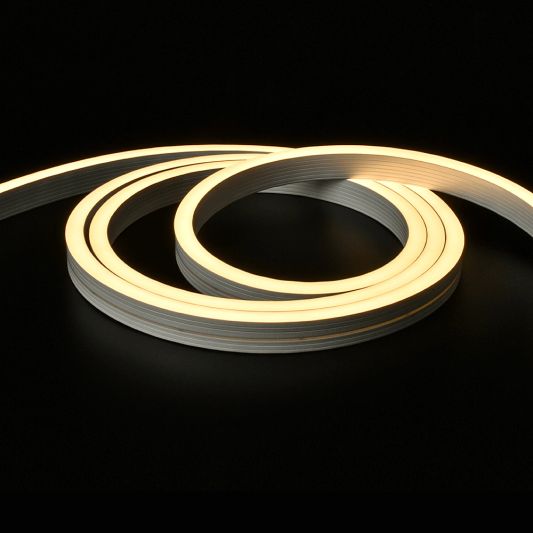 1 Meter Neon LED Flex Warmweiß Midi gerade - Einzelner Streifen