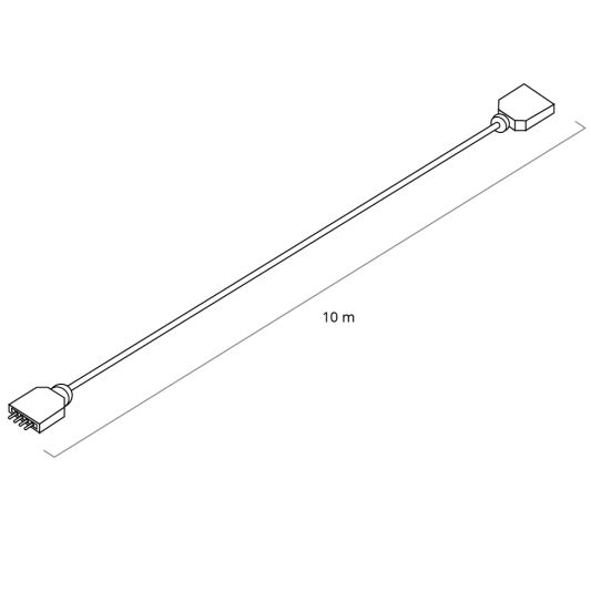 10 Meter Dual White LED Streifen Verlängerungskabel