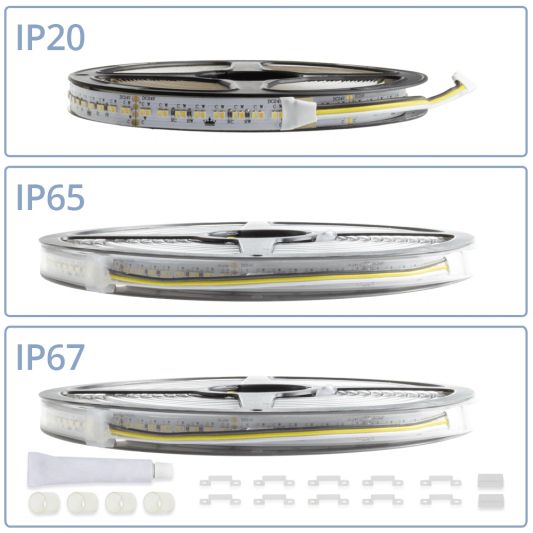10 meter LED Streifen Dual White Pro - einzelne streifen