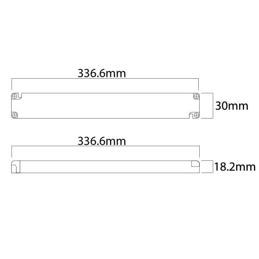 100W – 24V Professioneller, kompakter, dimmbarer LED Driver für DALI-Dimmer