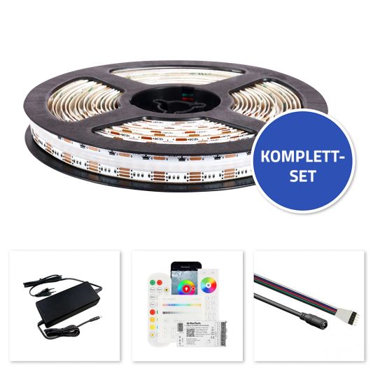 11 Meter RGBW LED Streifen komplettes Set - Premium 792 Led's