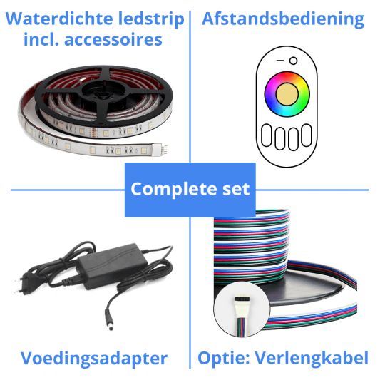 14 Meter RGBW LED Streifen für Außen komplettes Set