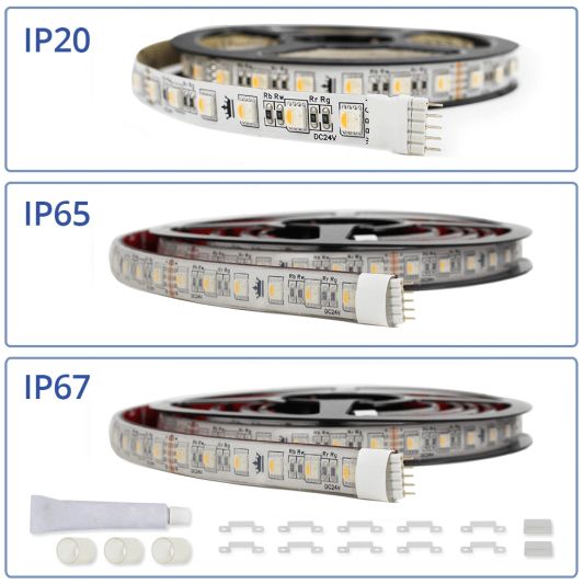 12 Meter RGBW LED Streifen komplettes Set - Premium 864 Led's
