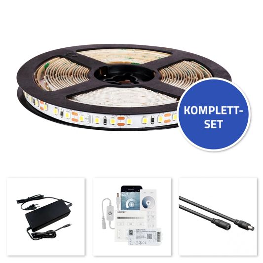 13 Meter LED Streifen Warmweiß Pro - komplettes Set