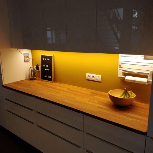 Led Streifen 13 Meter warmweiß - Komplettes Set Basic Plus - 128 Leds pro Meter