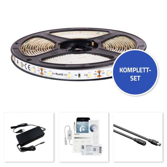 14 Meter - 1680 LED Streifen Neutralweiß | Komplettset | Premium 120 LEDs p/m