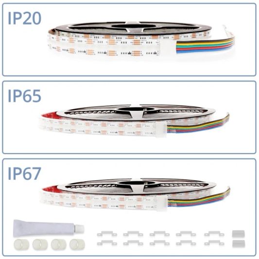 17 meter RGBWW led strip prime met 840 leds p/m - complete set