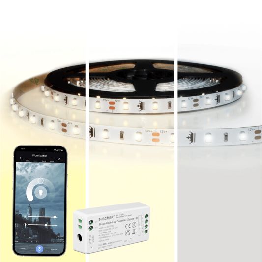 19 Meter komplettes weißes LED -Streifen mit Zigbee -Steuerung