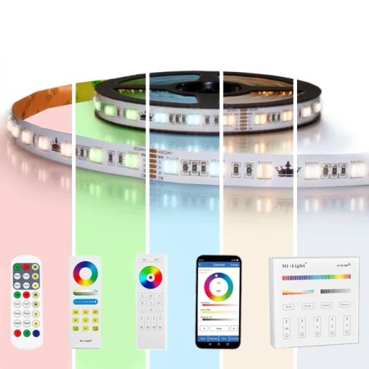 19 Meter RGBWW LED Streifen Premium mit 1140 Led's - komplettes Set