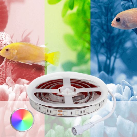 2,5 bis 5 meter - RGB aquarium LED strip