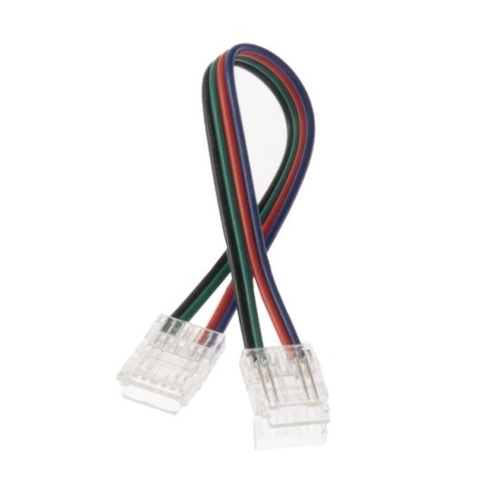 2 COB-Koppler mit Kabel dazwischen (15cm) - Dual White