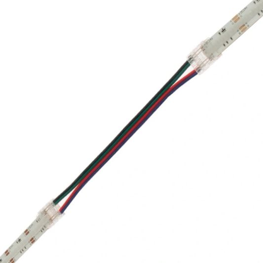 2 COB Verbindungsstücke mit Kabel dazwischen (15cm) - RGB