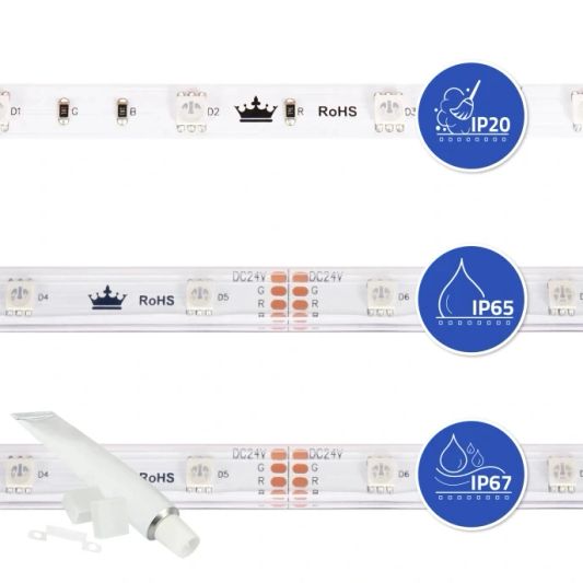 2 Meter - 60 Led's - RGB LED Streifen