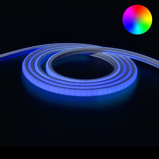 2 Meter Neon LED Flex RGB Midi TOP - Einzelner Streifen