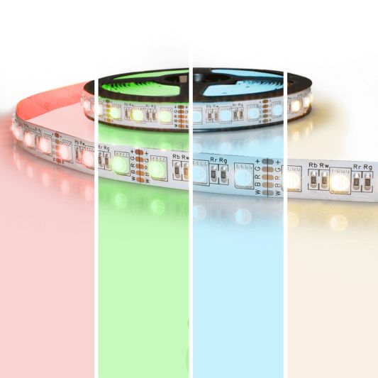 2 Meter RGBW LED Streifen Premium mit 144 Led's - Einzelner Streifen