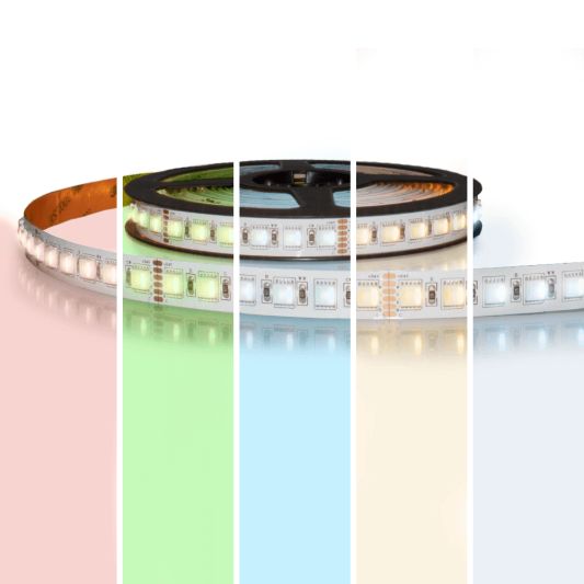 2 Meter RGBWW LED Streifen pro Metereterit 192 Led's - Einzelner Streifen