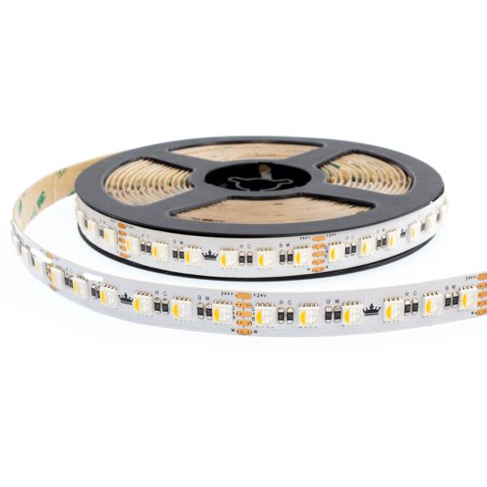20 Meter RGBW LED Streifen komplettes Set - Pro 96 Led's pro Meter - Multicolor mit Warmweiß