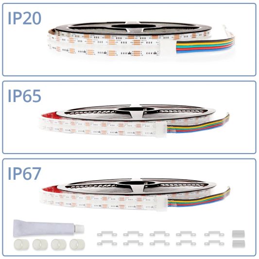 21 meter RGBWW led strip prime met 840 leds p/m - complete set