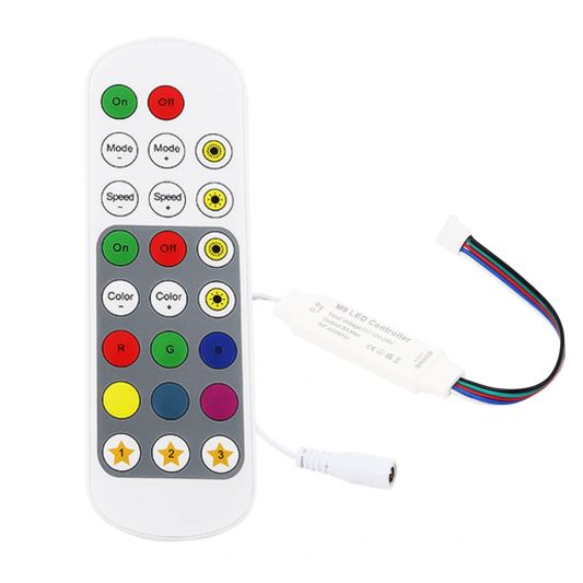 23-Tasten-RGBW-RF-Controller mit Fernbedienung