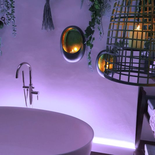 23 Meter RGBWW LED Streifen Basic mit 36 leds p/m - Komplettes Set