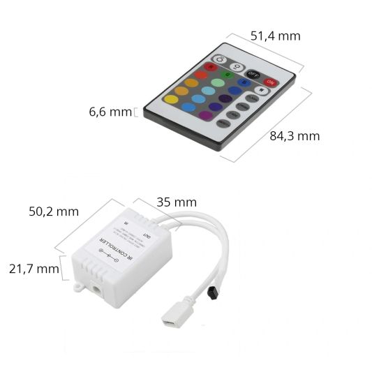 24 Tasten Fernbedienung IR