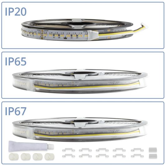 24 Meter Dual White LED Streifen Komplettset - Pro 320 LEDs
