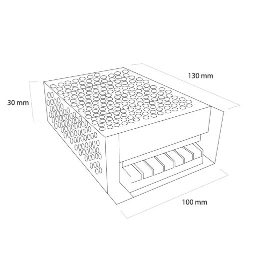 240W - 12V / 20A professionelle Stromversorgung für LED Streifen
