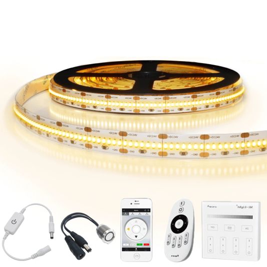 3 Meter LED Streifen Warmweiß Pro 420 - komplettes Set