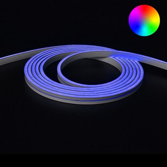 3 Meter Neon LED Flex RGB Midi gerade - Einzelner Streifen