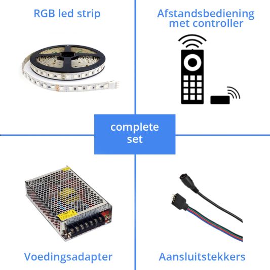 35 Meter RGB Pro LED Streifen komplettes Set - 3360 Led's