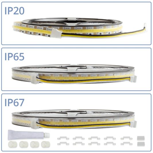 4 Meter Dual White LED Streifen Komplettset - Prime 608 LEDs