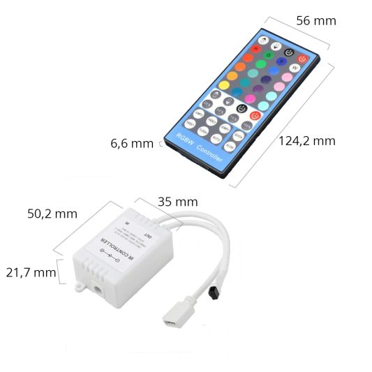 40 Tasten RGBW Fernbedienung IR