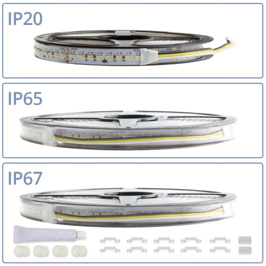 45 Meter Dual White LED Strip Strip Complete Set - Pro 320 LEDs