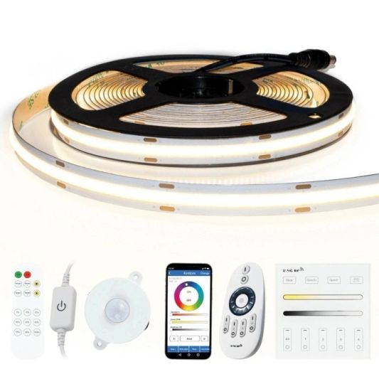 45 LED Streifen Neutralweiß | Komplettset | COB Premium 504 LEDs p/m