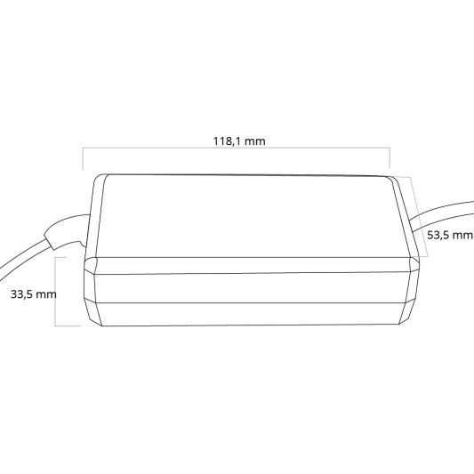 48 Watt - 12V / 4A Adapter für LED Streifen