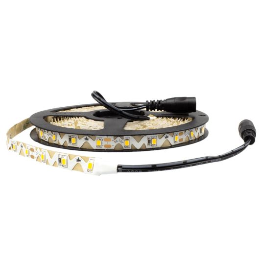 5 Meter biegsamer LED Streifen IP20 12V - 2700K Warmweiß - 60 Led's p/m
