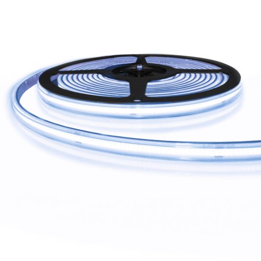 5 Meter COB Led Streifen IP65/67 24V - kaltweiß 6500K - 384 Leds p/m