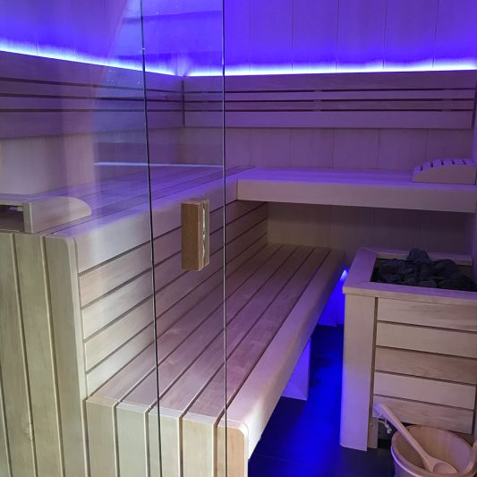 5 Meter bunter COB Led Streifen IP65/67 24V - Blaue Farbe - 384 Leds p/m