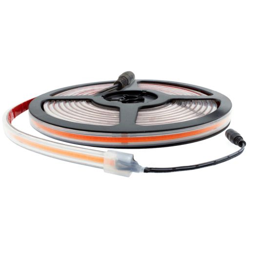 5 Meter bunter COB Led Streifen IP65/67 24V - Rote Farbe - 384 Leds p/m